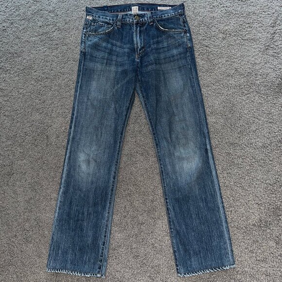 Vintage Y2K CofH CITIZENS OF HUMANITY SID BLUE JEANS - Made in USA -Size W31 L32 - Picture 1 of 16